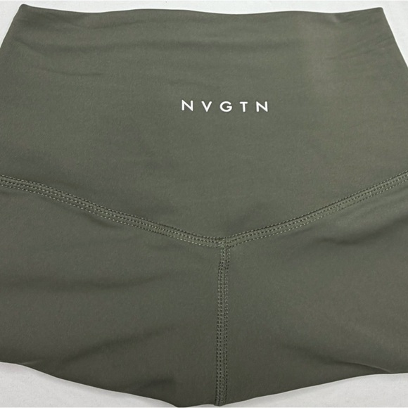 NVGTN Khaki Green Signature 2.0 Shorts - Picture 8 of 13